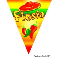 Mooie vlaggenlijn Fiesta Mexico 5mtr