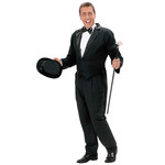 pailletten strikje met licht, zwart