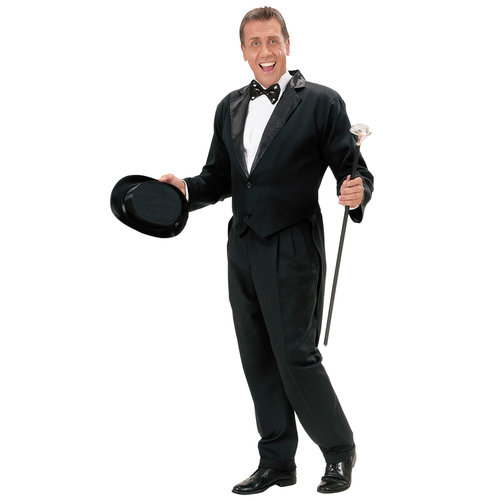 pailletten strikje met licht, zwart