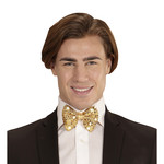 pailletten strikje met licht, goud