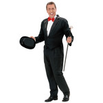 pailletten strikje met licht, rood