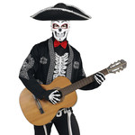 masker dia de los muertos