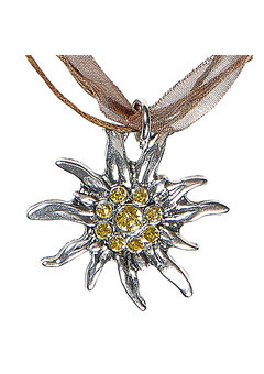 ketting strass edelweiss