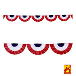 waaier guilande rd/bl/wt bv