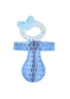 honingraat fopspeen blauw 26cm