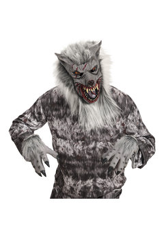 masker weerwolf met haar