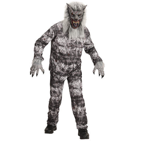masker weerwolf met haar