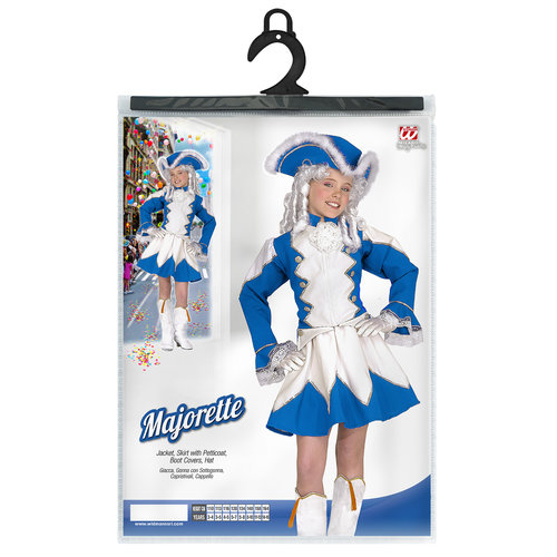 majorette meisje blauw 116