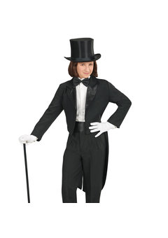 kinder jacquet zwart 116