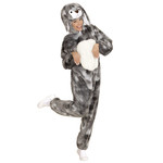 plushe konijn grijs, m/l 175cm