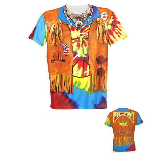 t-shirt hippie man m/l