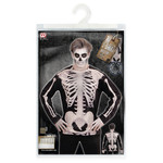 t-shirt lange mouwen skelet man m/l