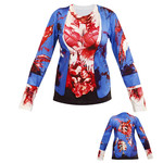 t-shirt lange mouwen zombie vrouw s/m