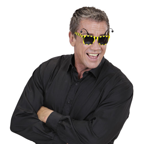 bril, bij met antennes