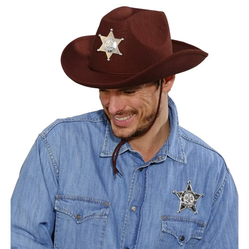 zilveren sheriff ster