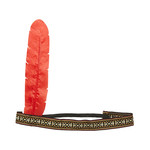luxe indianen hoofdband met pvc veer