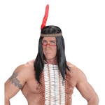 luxe indianen hoofdband met pvc veer