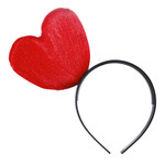 hoofdband hart, rood