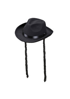 hoed rabbijn met haar