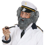 baard met snor, grijs