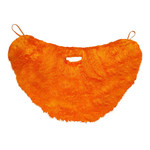 baard met snor, rood