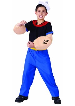 Carnavalspak Popeye kostuum kind