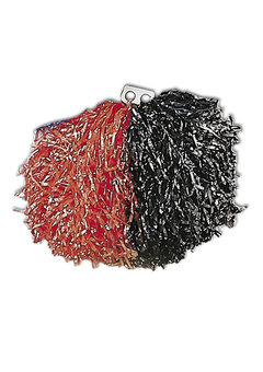 pom pom rood/zwart