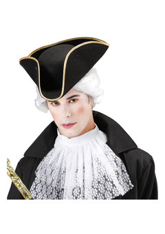 tricorn vilt, zwart
