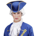 tricorn vilt, blauw