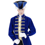 tricorn vilt, blauw