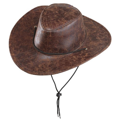 cowboyhoed lederlook