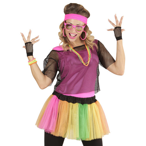 vingerloze nethandschoenen zwart