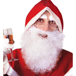kerstmanbaard met snor