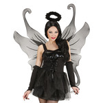 maxi vleugel glitter, zwart