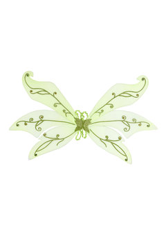 maxi vleugel glitter, groen met diamanten