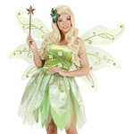 maxi vleugel glitter, groen met diamanten