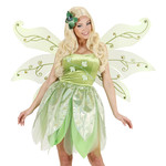 maxi vleugel glitter, groen met diamanten