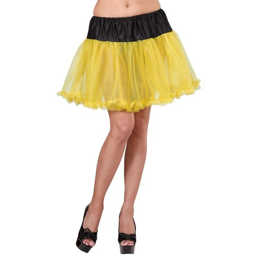 petticoat zwart/geel
