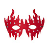 oogmasker rood met stenen