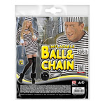 opblaasbare bal met ketting 25 cm