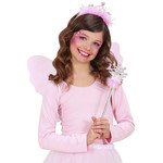 diadeem en toverstaf met steentjes en maraboe