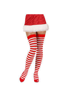 kniekousen rood/wit 70den