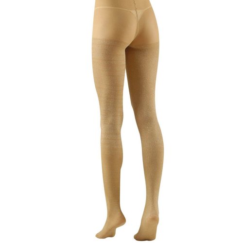 panty 40den, glitter goud