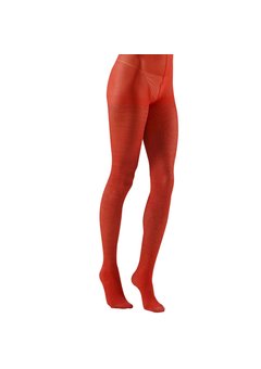 panty 40den, glitter rood