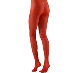 panty 40den, glitter rood