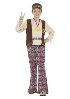 Hippie kostuum jongen