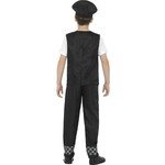 Politie pak zwart wit kind