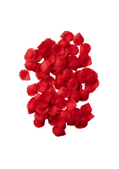 doos met 150 rode roosbladeren