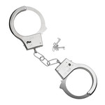 handboeien metalic, met sleutel