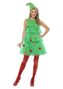 Kerstboom jurkje dames